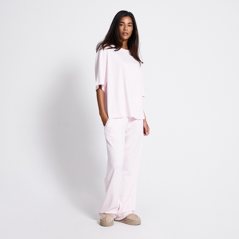 Soft lounge tee "Alyna" Light Pink